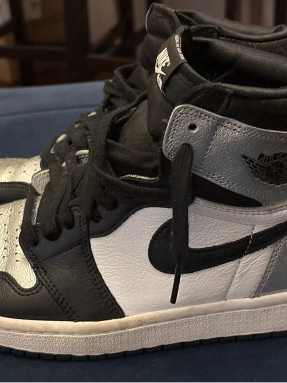 Nike Black and Gold High-Top Women’s Sneakers